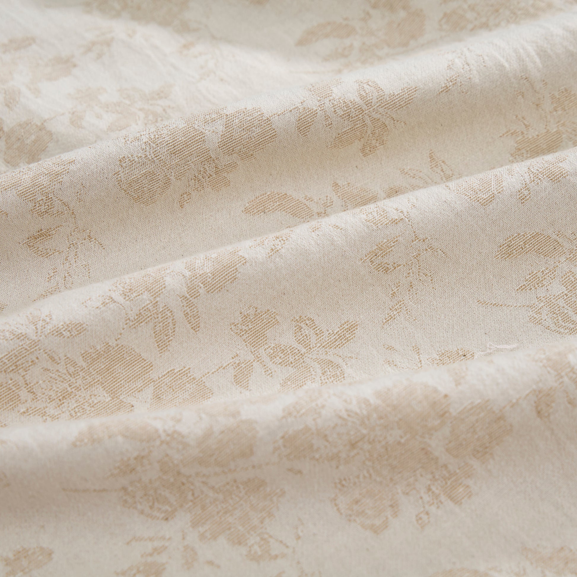 Nuisette en coton beige à fleurs rétro Ownkoti - image 5