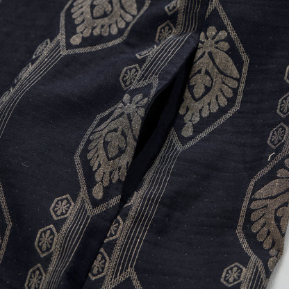 Nuisette vintage Ownkoti bleu marine à motifs géométriques en coton - image 6
