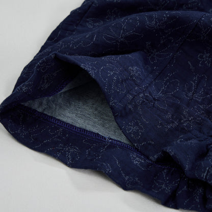 Ensemble de détente Ownkoti rétro bleu marine à fleurs, débardeur en coton. - image 9