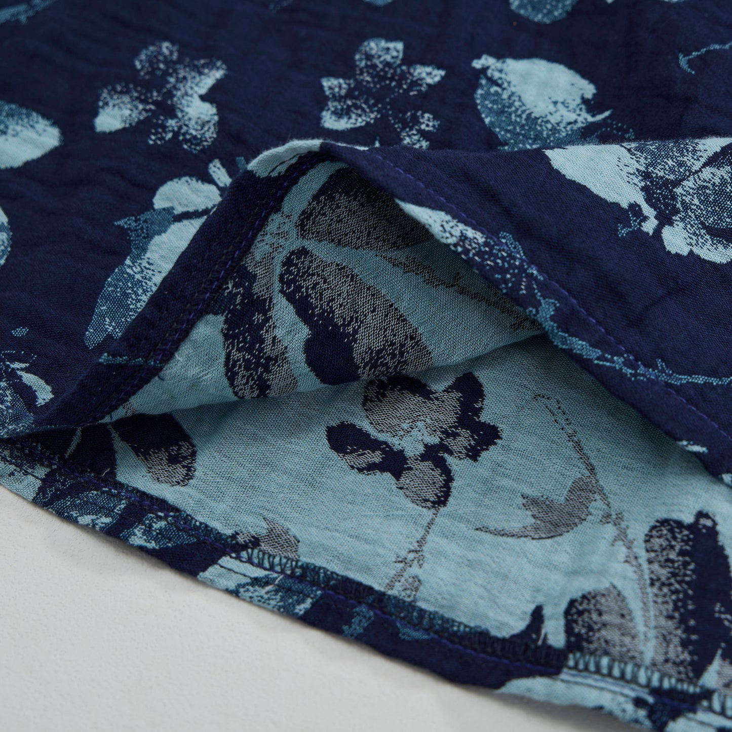 Ensemble de détente Ownkoti rétro bleu marine à fleurs, débardeur en coton. - image 4
