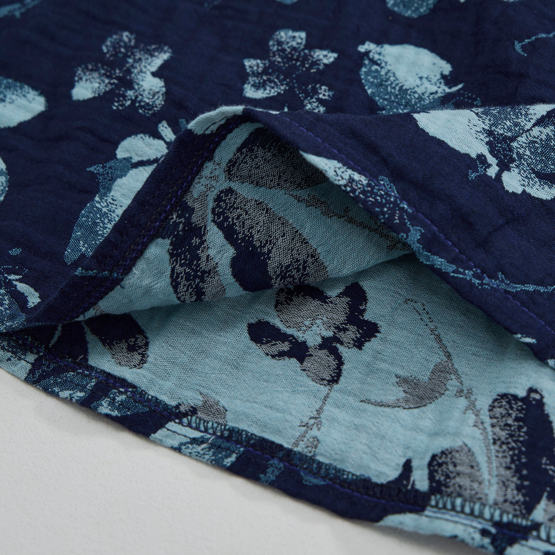 Ensemble de détente Ownkoti rétro bleu marine à fleurs, débardeur en coton. - image 4