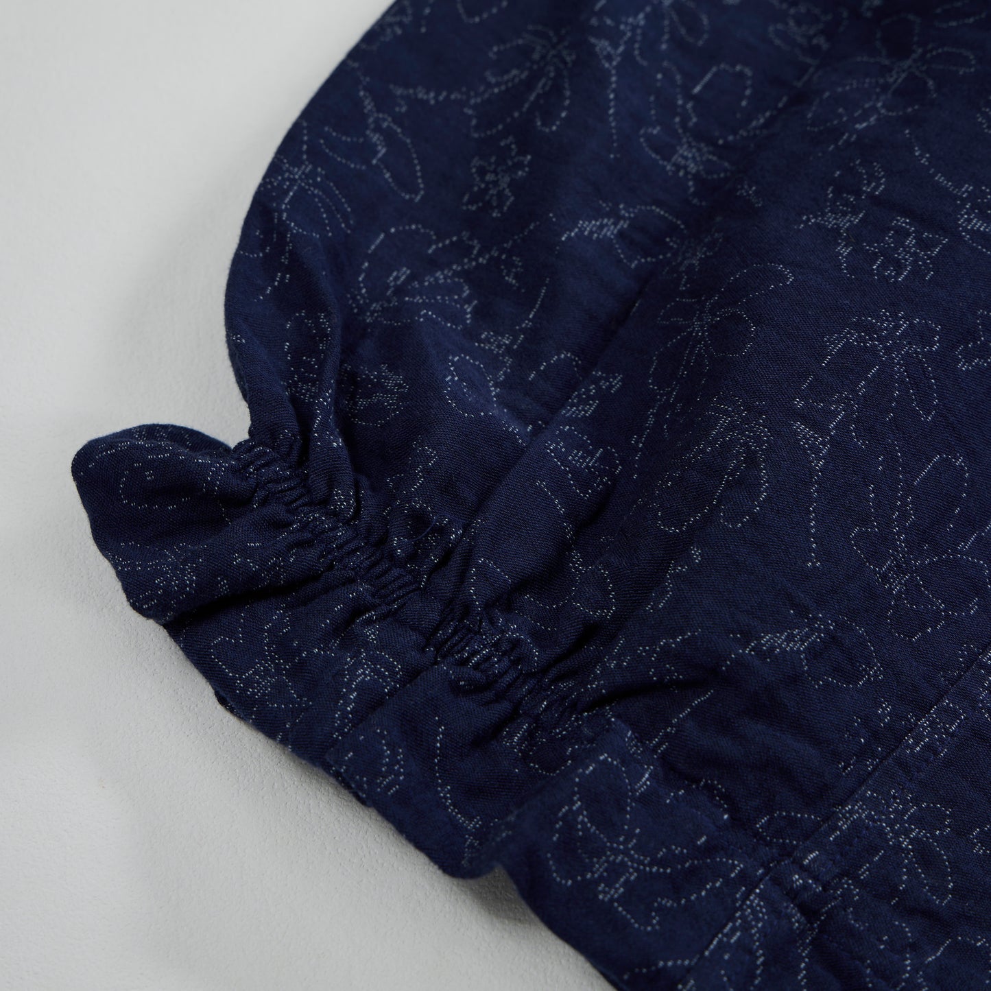 Ensemble de détente Ownkoti rétro bleu marine à fleurs, débardeur en coton. - image 8
