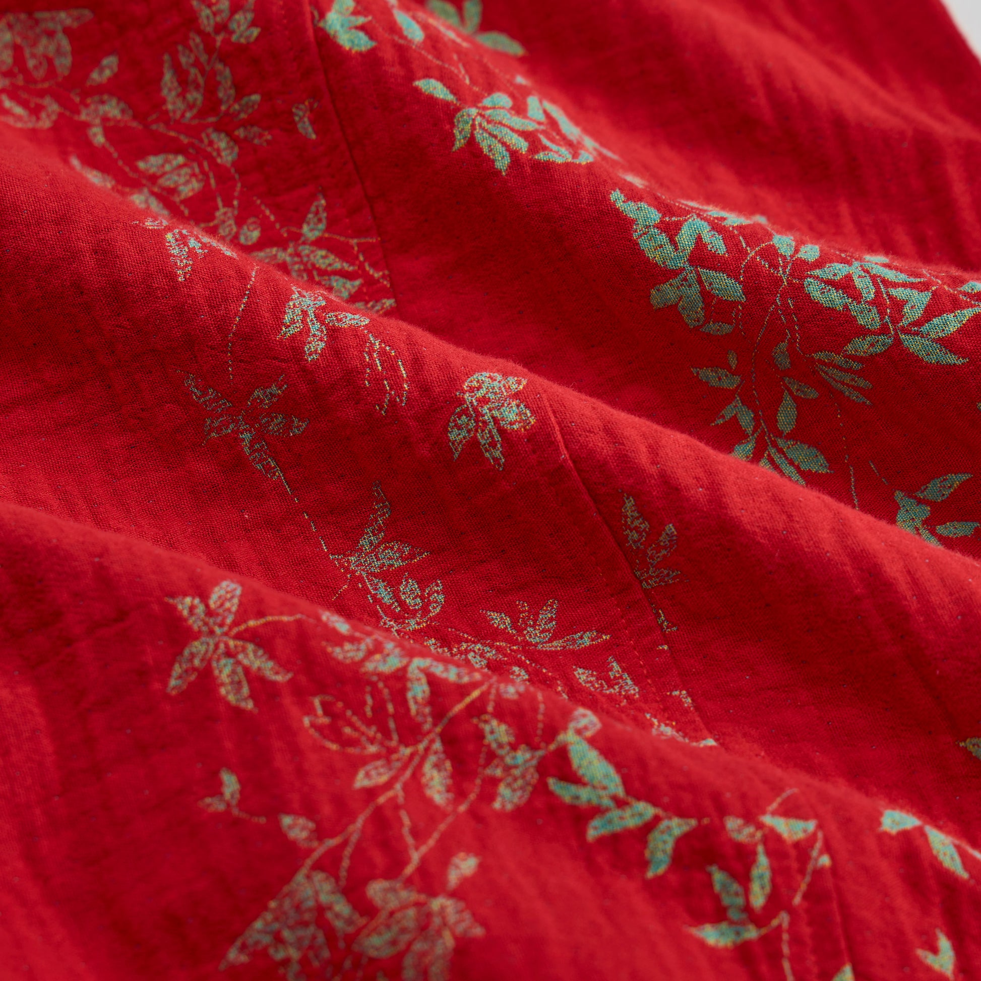 Pantalon de détente en coton à fleurs rouges Ownkoti - image 7
