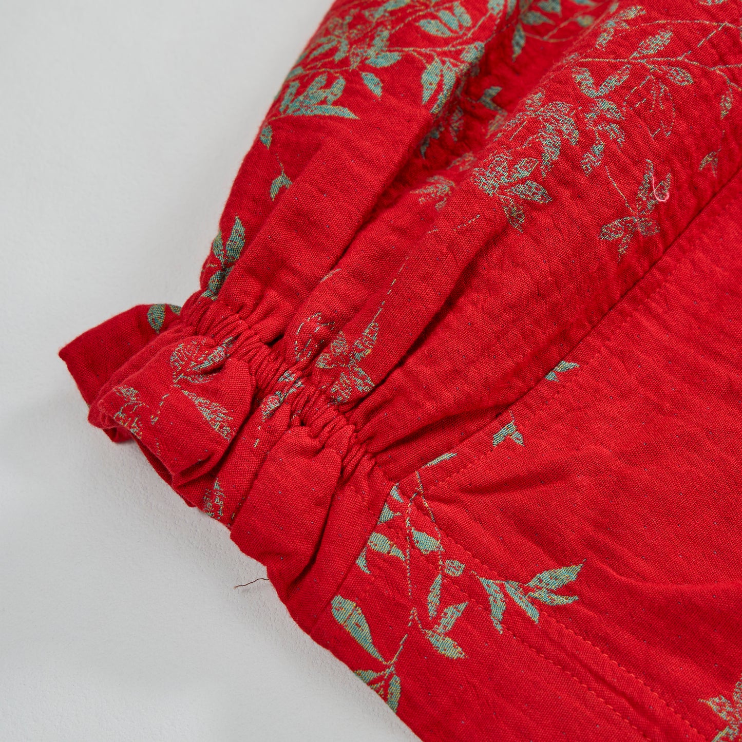 Pantalon de détente en coton à fleurs rouges Ownkoti - image 5