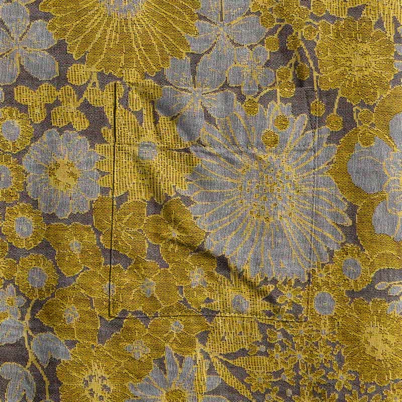 Peignoir de salon en coton à motif floral discret rétro Ownkoti - image 4