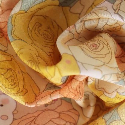 Ensemble de vêtements d'intérieur 3 pièces en coton rose jaune Ownkoti - image 5