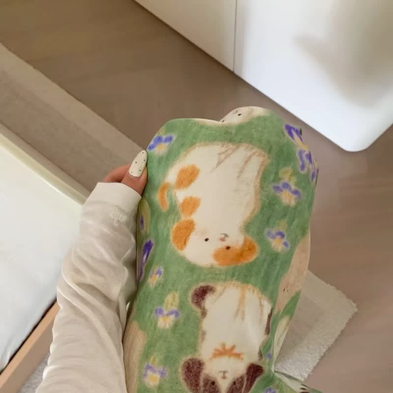Pantalon de détente harem à imprimé chat vert Ownkoti - image 6