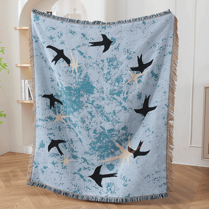 Couverture Ownkoti Artistic Sky Swallow Star - 51" x 63" - image 0