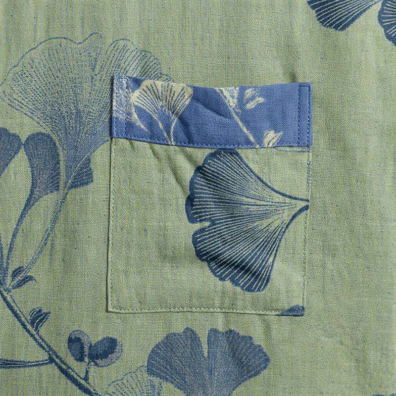 Kimono rétro en coton à feuilles de ginkgo Ownkoti - image 22