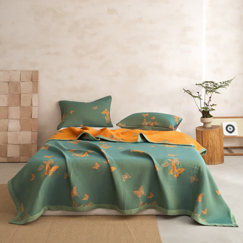 Couette en coton à imprimé papillon élégant Ownkoti - image 2