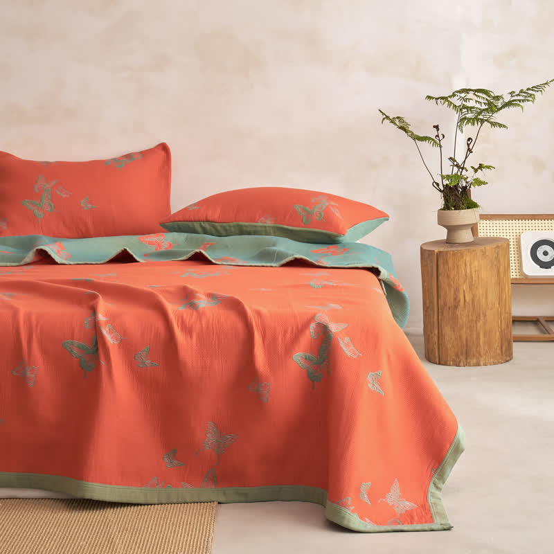 Couette en coton à imprimé papillon élégant Ownkoti - image 15