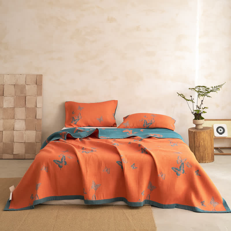 Couette en coton à imprimé papillon élégant Ownkoti - image 23