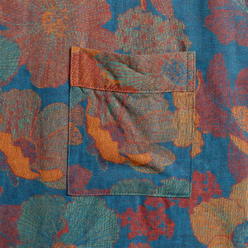 Kimono en coton à fleurs vintage Ownkoti - image 9