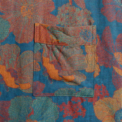 Kimono en coton à fleurs vintage Ownkoti - image 9