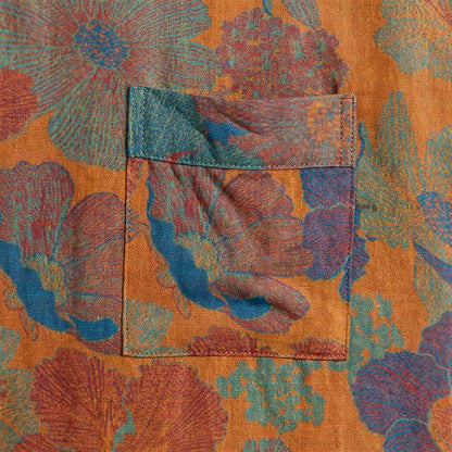Kimono en coton à fleurs vintage Ownkoti - image 4