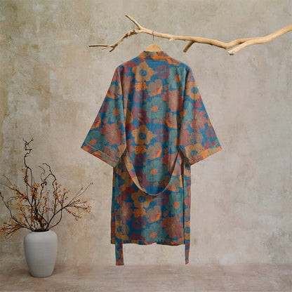 Kimono en coton à fleurs vintage Ownkoti - image 6