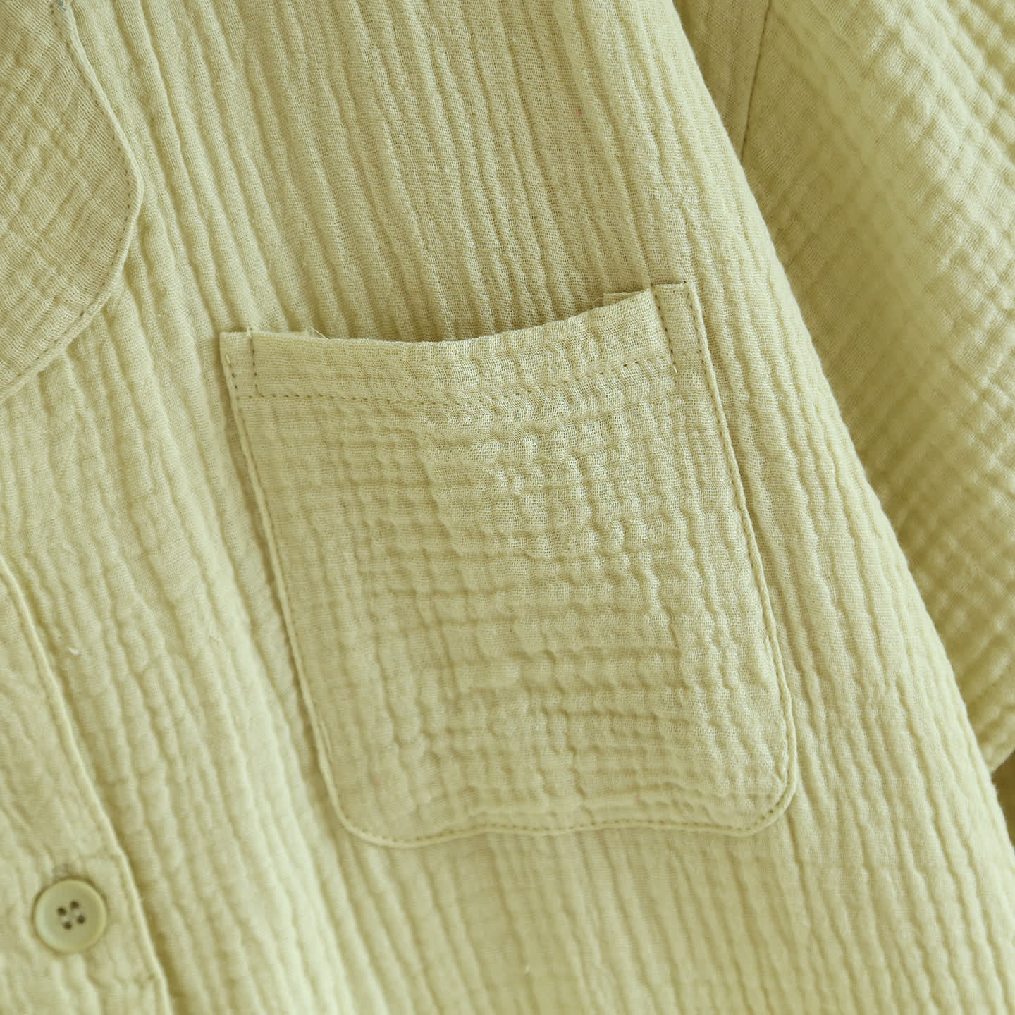 Ensemble de vêtements d'intérieur en gaze de coton avec patte de boutonnage - image 16