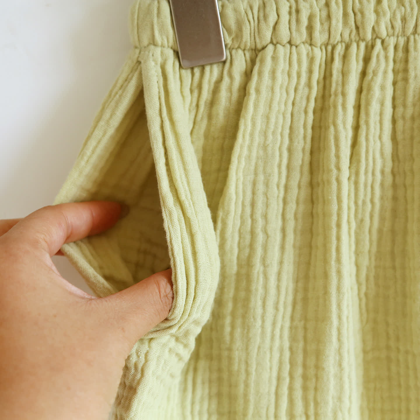 Ensemble de vêtements d'intérieur en gaze de coton avec patte de boutonnage - image 18