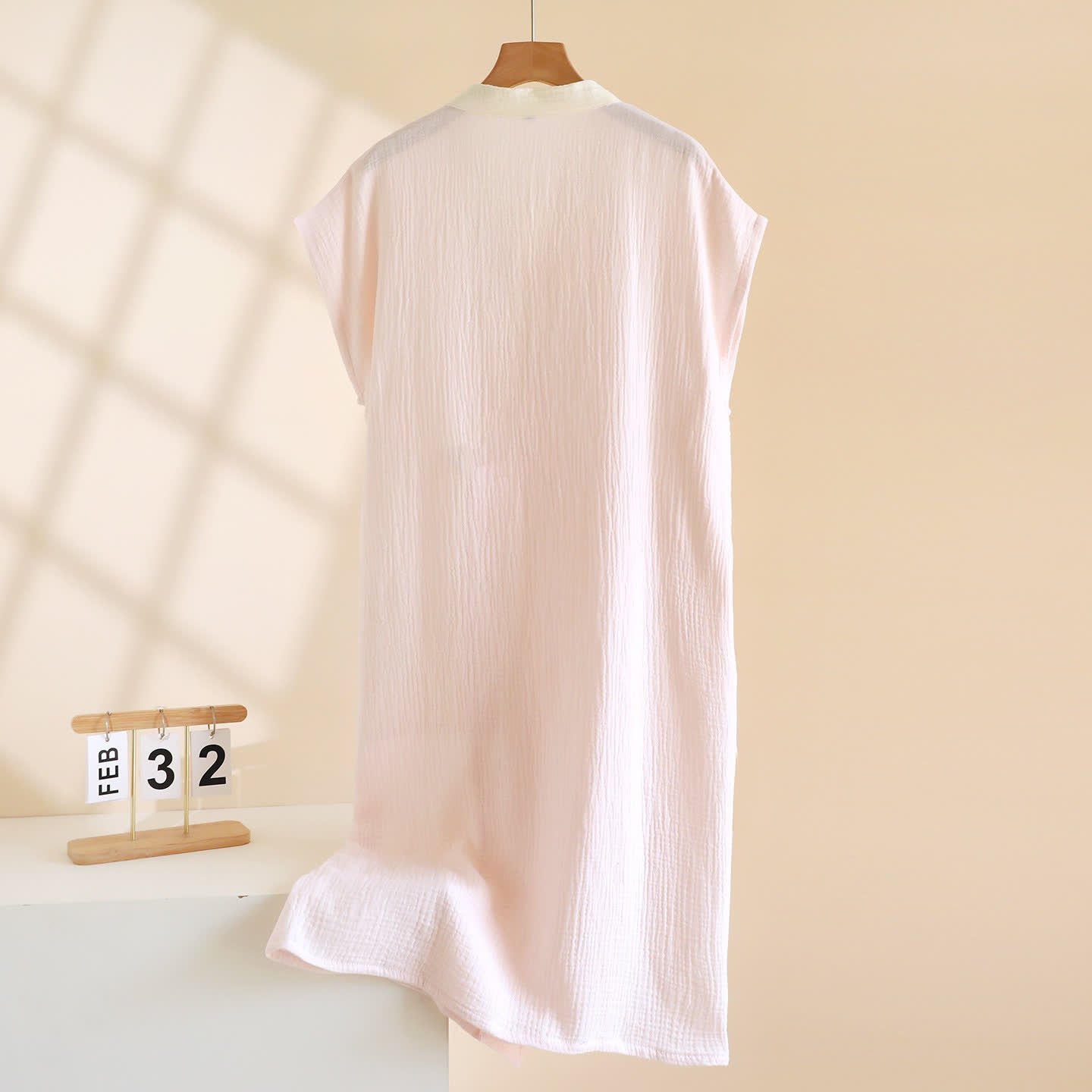 kimono minimaliste en coton - image 3
