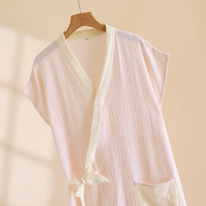 kimono minimaliste en coton - image 4