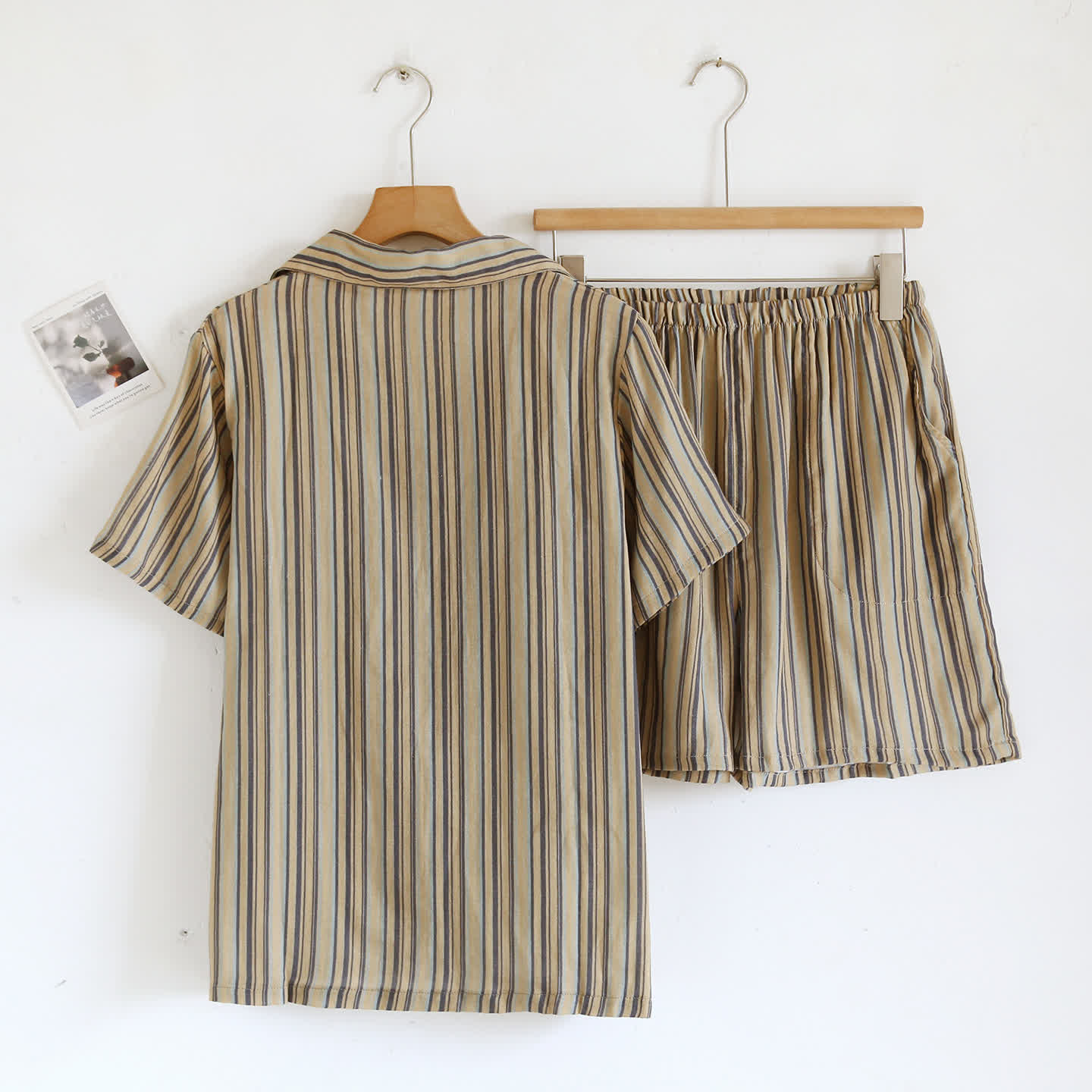Ensemble de vêtements d'intérieur vintage en coton à bretelles - image 1