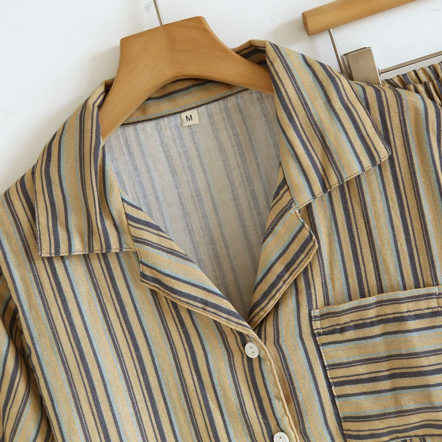 Ensemble de vêtements d'intérieur vintage en coton à bretelles - image 3