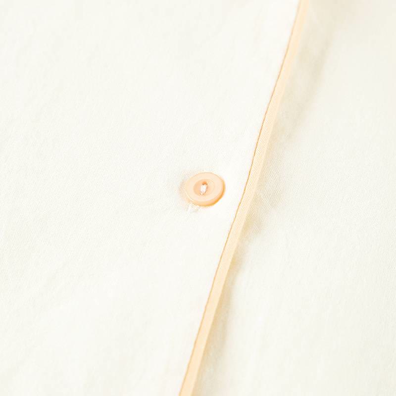 Ensemble de détente élégant en coton avec ourlet volanté - image 5