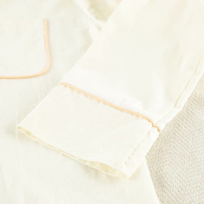 Ensemble de détente élégant en coton avec ourlet volanté - image 7
