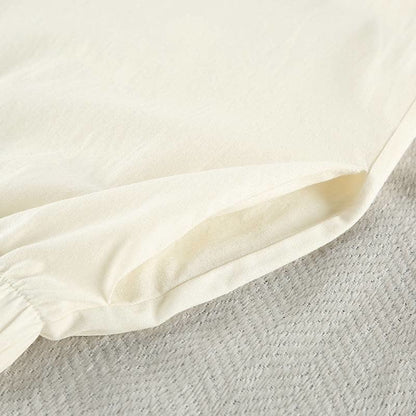Ensemble pyjama minimaliste en coton à manches longues et poches - image 13