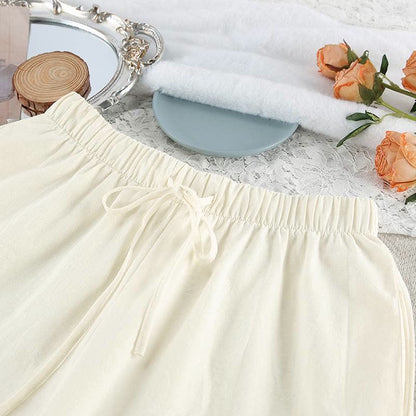 Ensemble pyjama minimaliste en coton à manches longues et poches - image 9