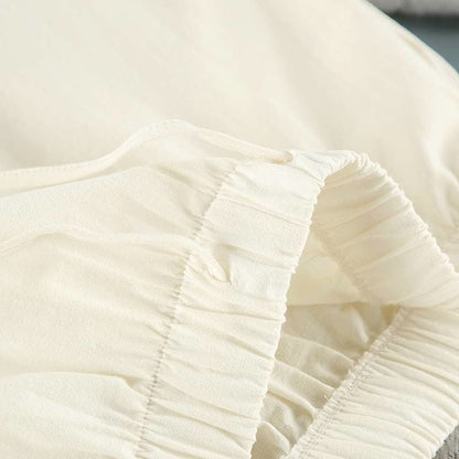 Ensemble pyjama minimaliste en coton à manches longues et poches - image 11