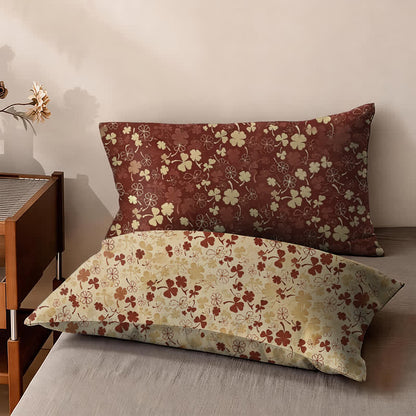 Couvre-lit en gaze de coton rouge porte-bonheur Ownkoti - 2 taies d'oreiller - 19" x 29" - image 7