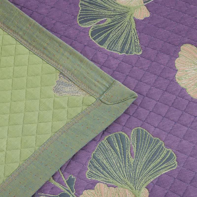 Couverture en gaze de coton à motif de feuilles de ginkgo Ownkoti - image 6