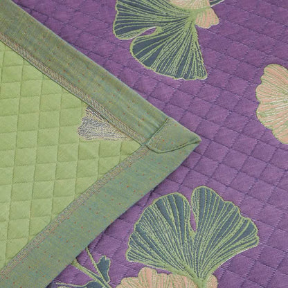 Couverture en gaze de coton à motif de feuilles de ginkgo Ownkoti - image 6