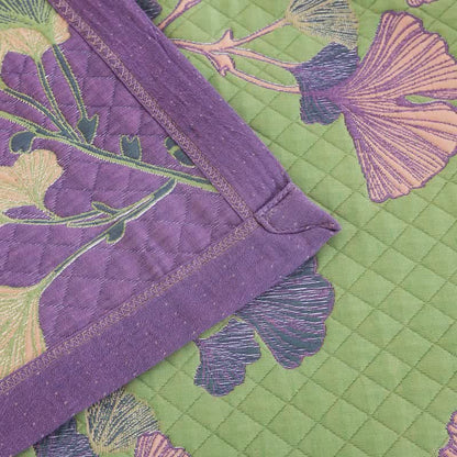 Couverture en gaze de coton à motif de feuilles de ginkgo Ownkoti - image 14