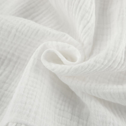 Ensemble de vêtements d'intérieur Ownkoti en gaze de coton blanc uni - image 6