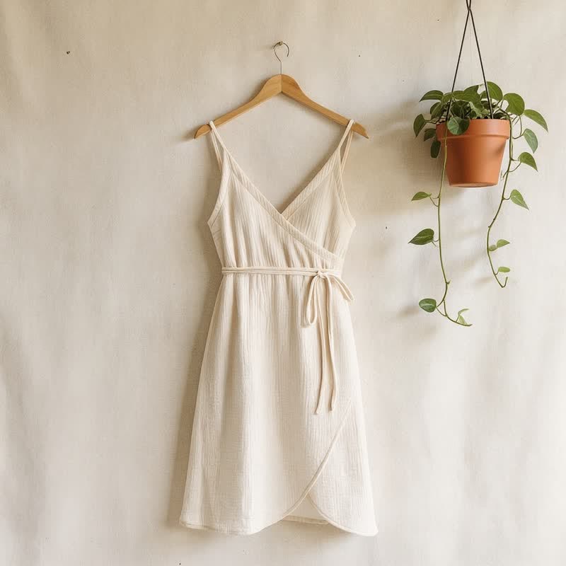 Robe d'intérieur sans manches unie Ownkoti - image 1