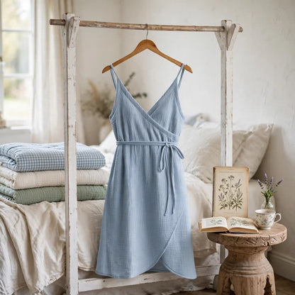 Robe d'intérieur sans manches unie Ownkoti - image 6