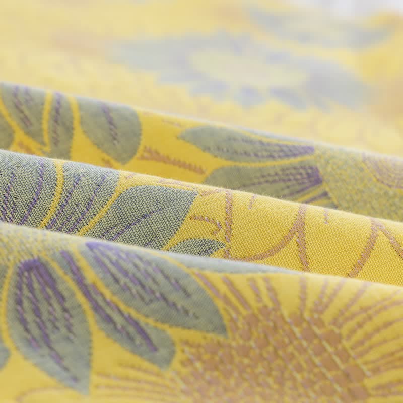 Couverture en gaze de coton rétro à motif tournesol Ownkoti - image 11