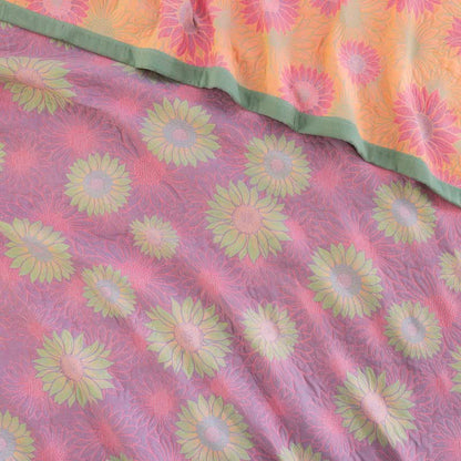 Couverture en gaze de coton rétro à motif tournesol Ownkoti - image 19