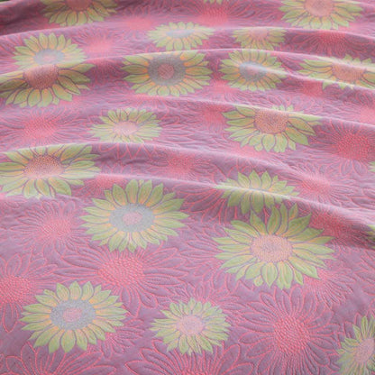 Couverture en gaze de coton rétro à motif tournesol Ownkoti - image 20