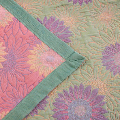 Couverture en gaze de coton rétro à motif tournesol Ownkoti - image 27