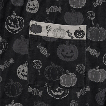 Robe kimono en coton Ownkoti Halloween citrouille bonbon - image 4