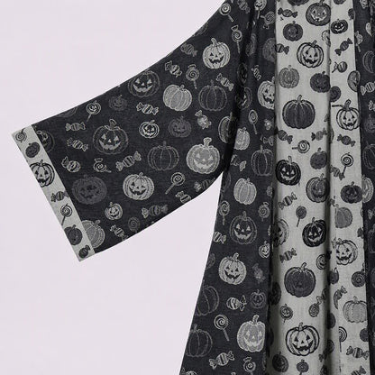 Robe kimono en coton Ownkoti Halloween citrouille bonbon - image 2