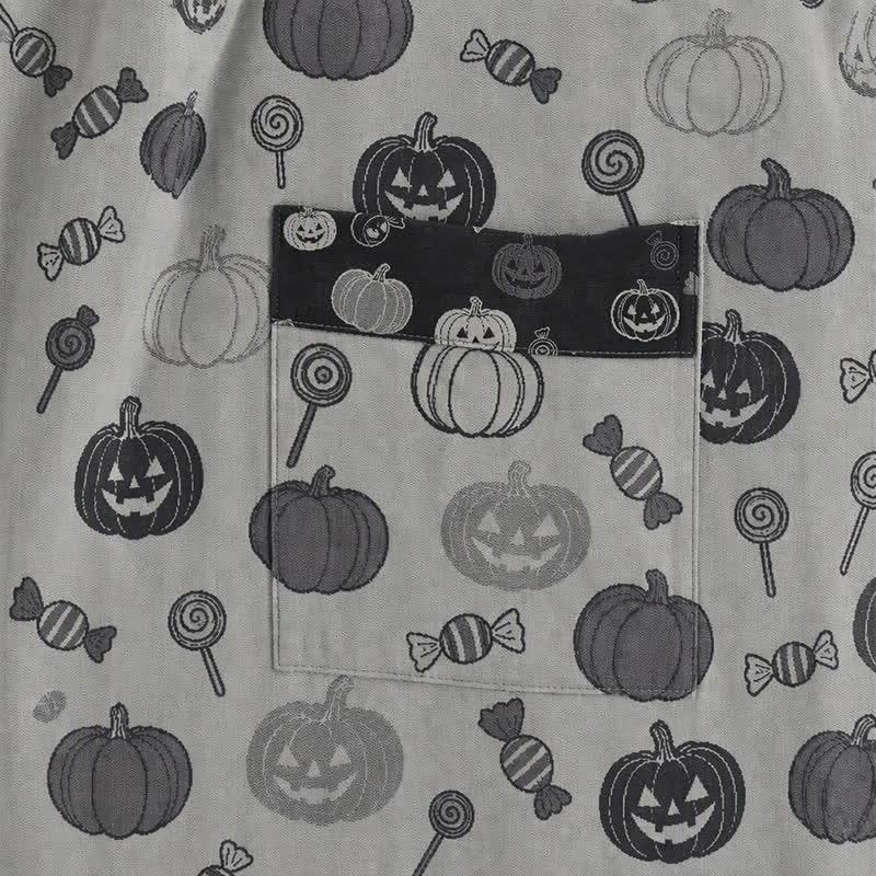 Robe kimono en coton Ownkoti Halloween citrouille bonbon - image 9