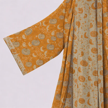 Kimono d'Halloween Ownkoti avec citrouilles et fantômes - image 2