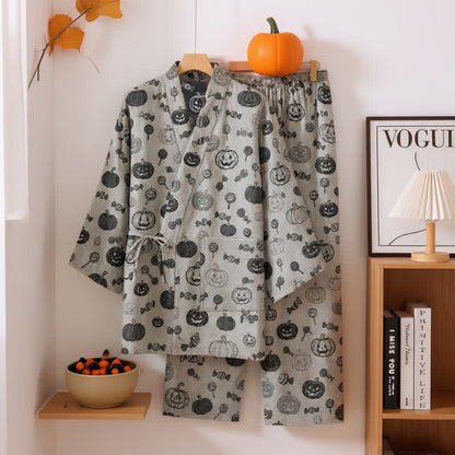 Ensemble pyjama kimono en coton Ownkoti Pumpkin Candy - image 5