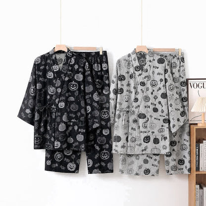 Ensemble pyjama kimono en coton Ownkoti Pumpkin Candy - image 0
