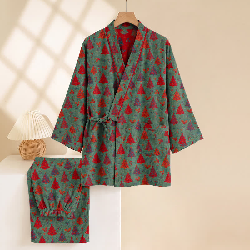 Ensemble kimono de Noël en coton Ownkoti - image 5