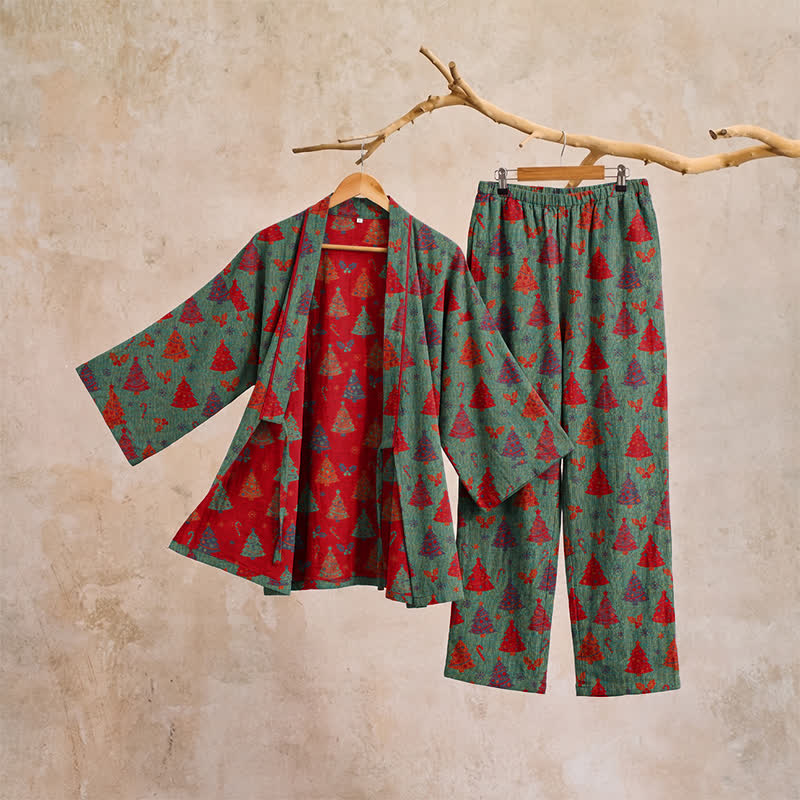 Ensemble kimono de Noël en coton Ownkoti - image 4